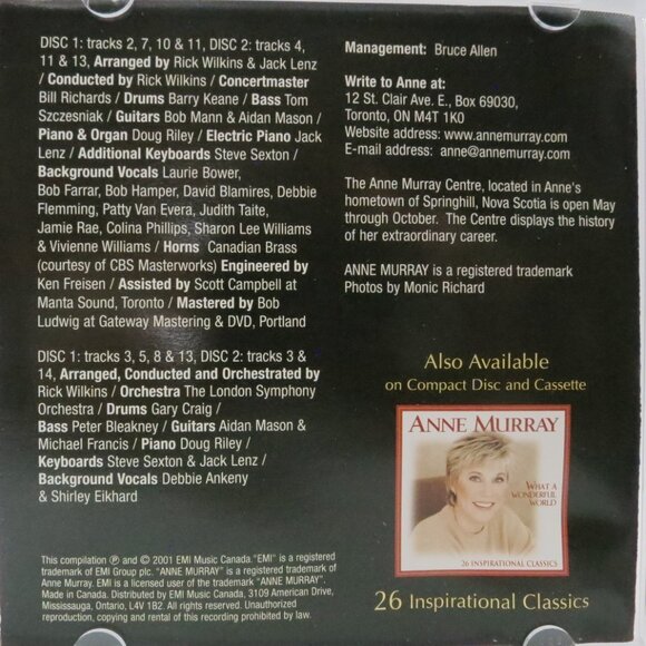 Anne Murray What a Wonderful Christmas Two Disc CD 2005 - Picture 4 of 6
